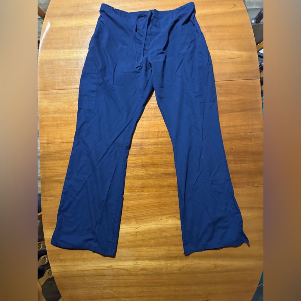 Women’s Spectrum Navy Blue Flare Scrub Pants 2XL NWOT